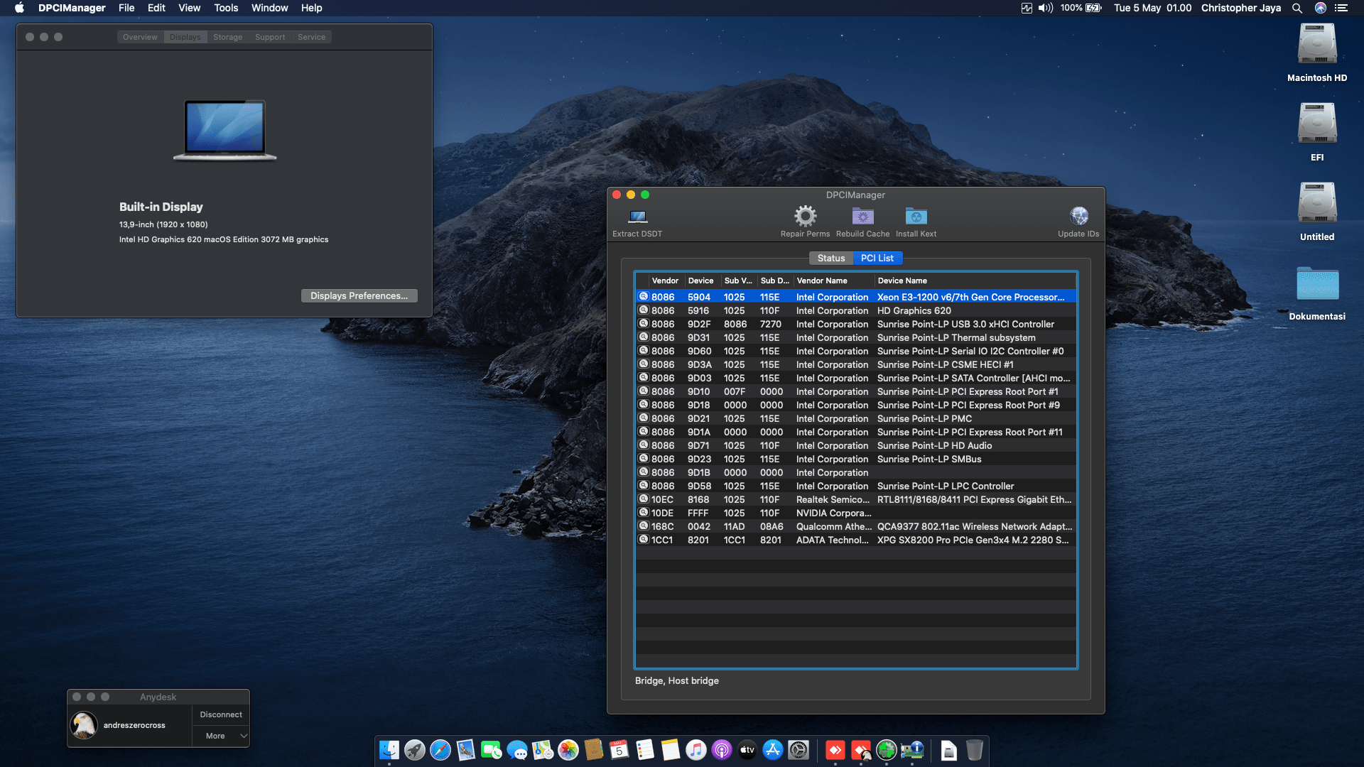 Acer Aspire E5 475G 56N6 [Kabylake   Intel HD 620 + I2C] 2
